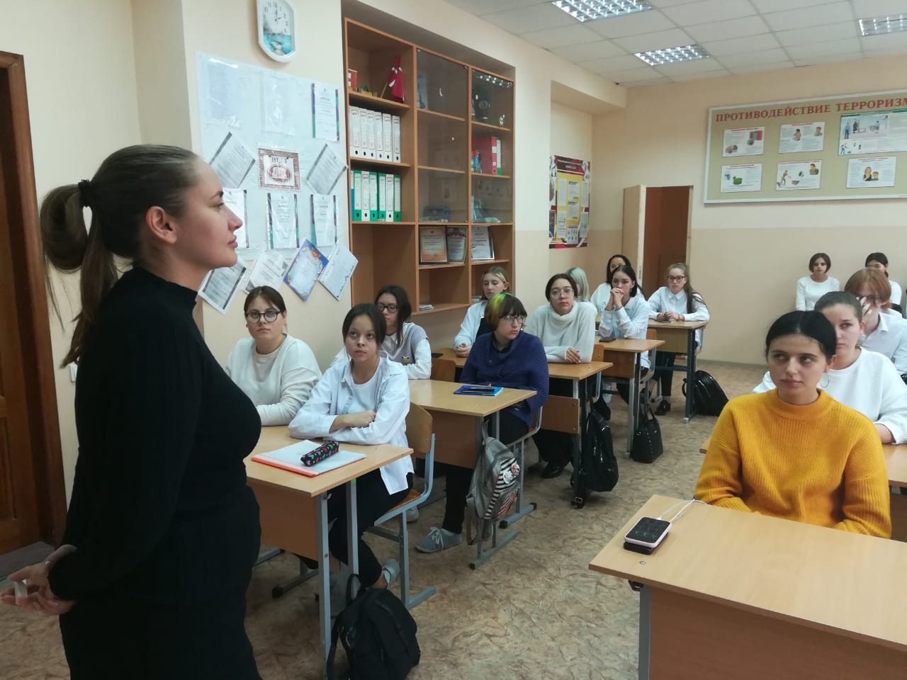 Встреча студентов  с врачом мед.профилактики